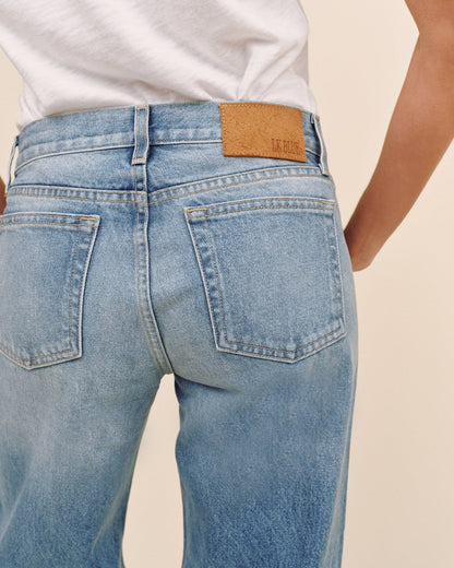 Bella Dahl LK Blue Kinney Low-Rise Baggy - Sunfade