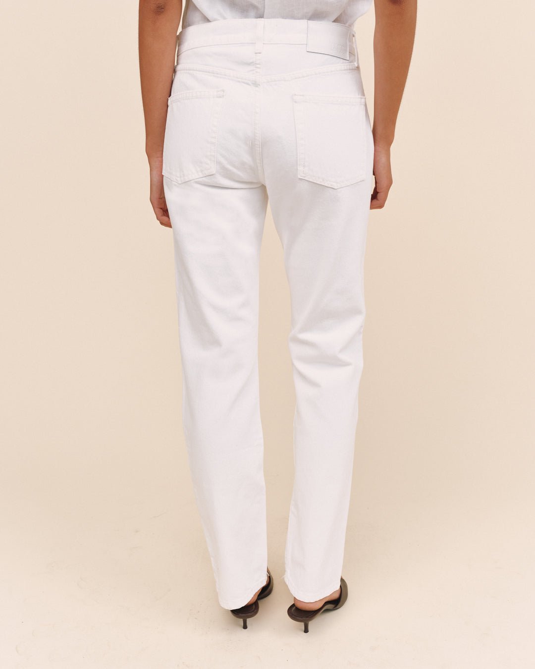 Bella Dahl LK Blue Mayfield Straight - Marshmallow