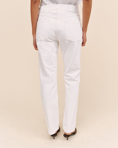 Bella Dahl LK Blue Mayfield Straight - Marshmallow
