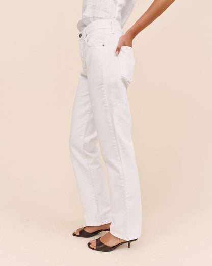 Bella Dahl LK Blue Mayfield Straight - Marshmallow