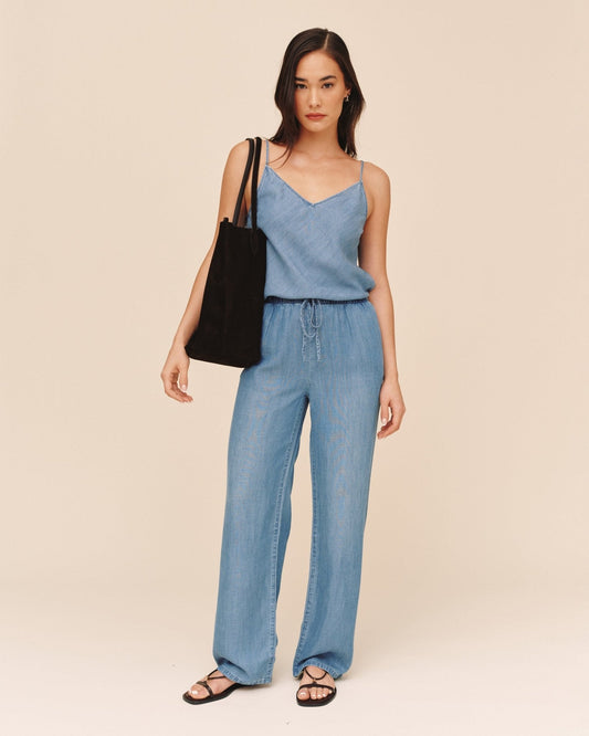 Bella Dahl Wide Leg Drawstring - Indigo Harbor Wash