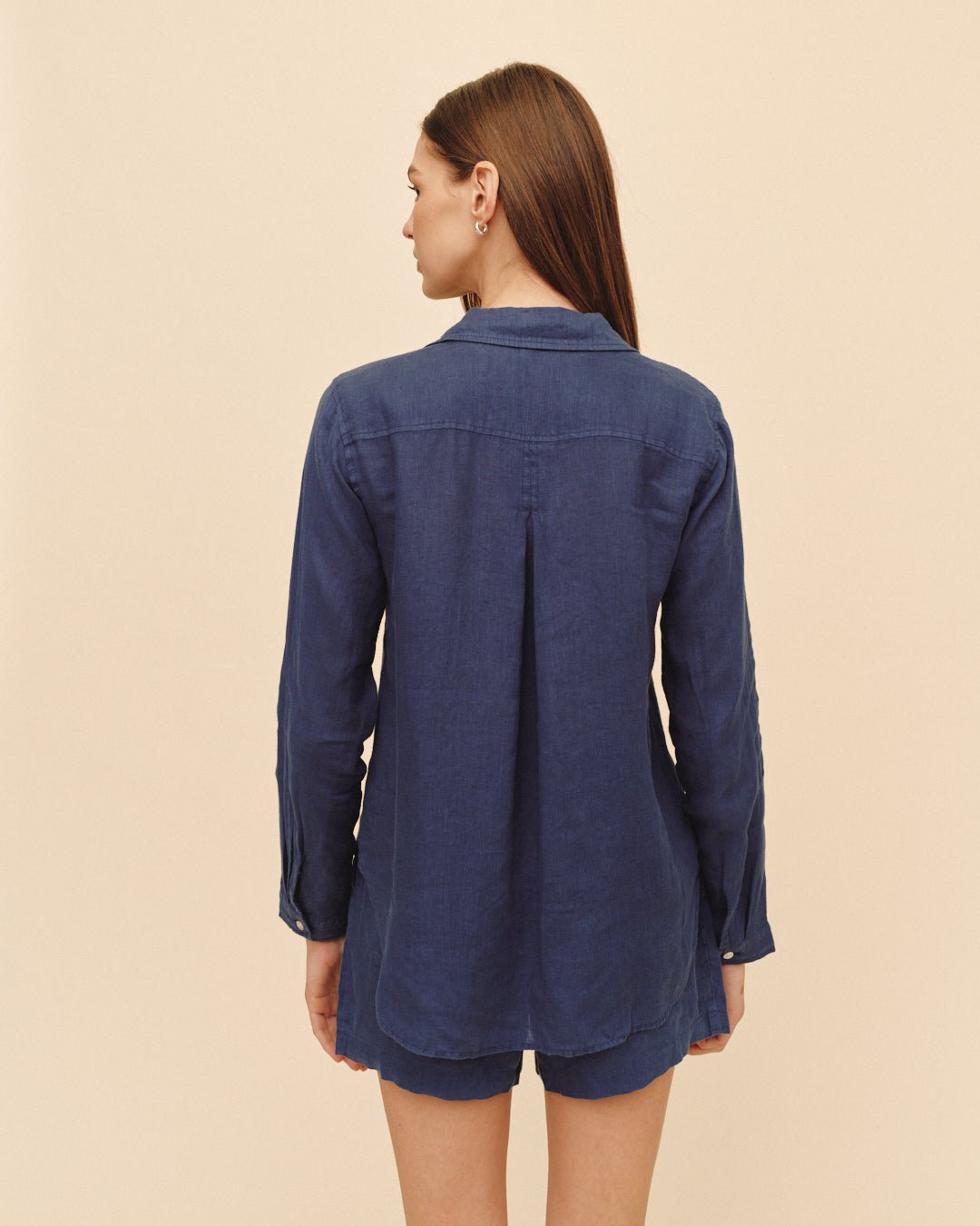 Bella Dahl Pocket Button Down - Midnight Surf