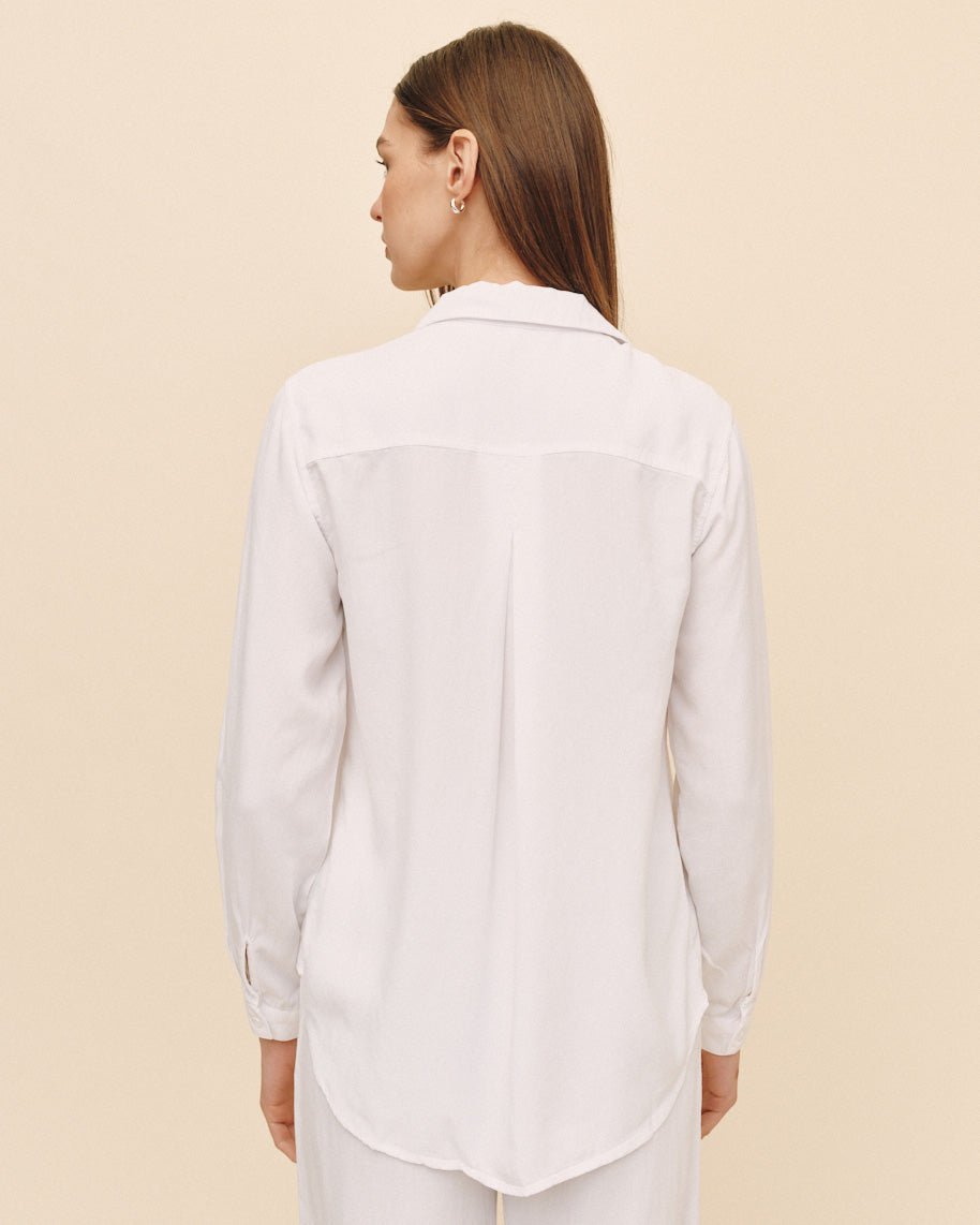 Bella Dahl Classic Button Down in White - Timeless Style - Bella Dahl