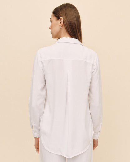 Bella Dahl Classic Button Down in White - Timeless Style - Bella Dahl
