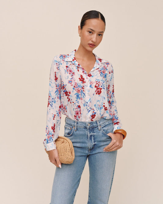 Bella Dahl Classic Button Down - Nautical Bloom Print