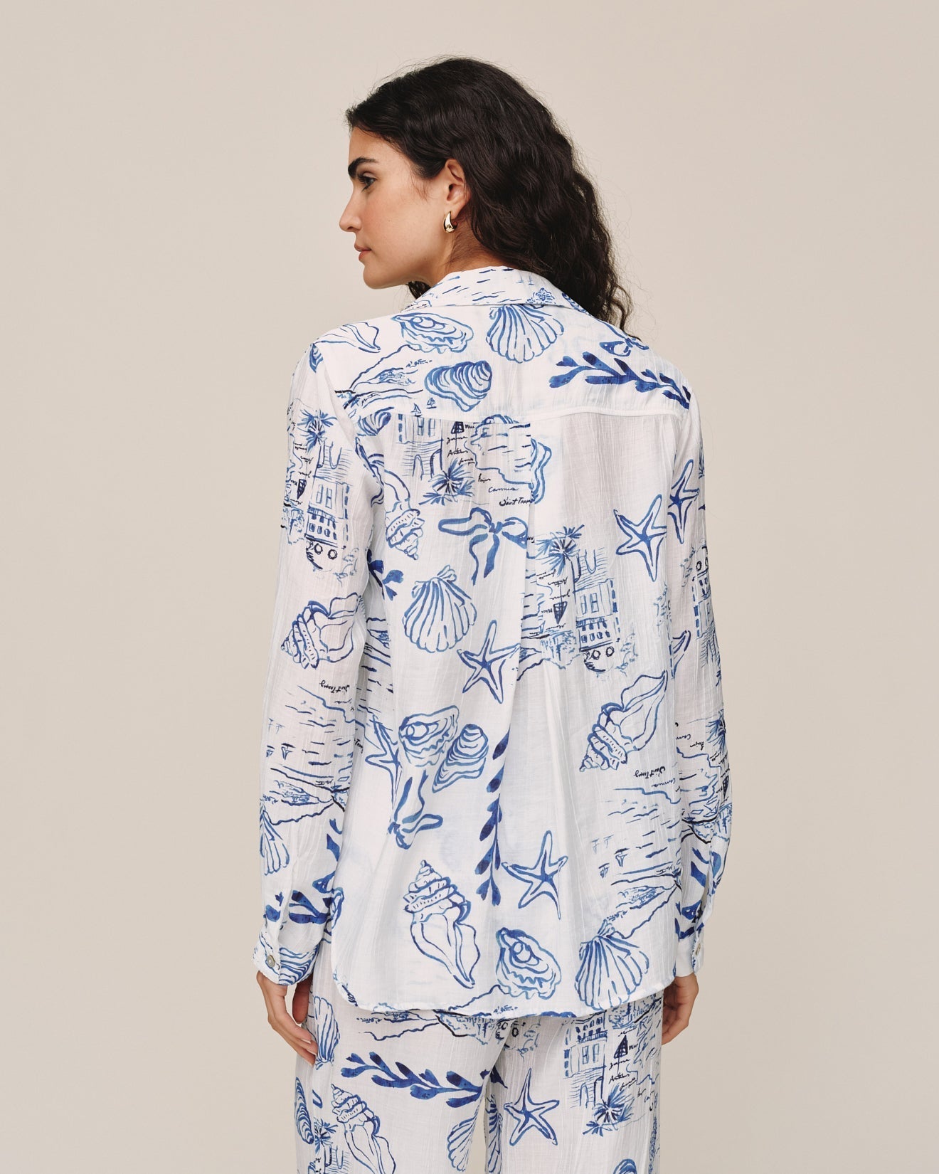 Bella Dahl Classic Button Down - Riviera Print