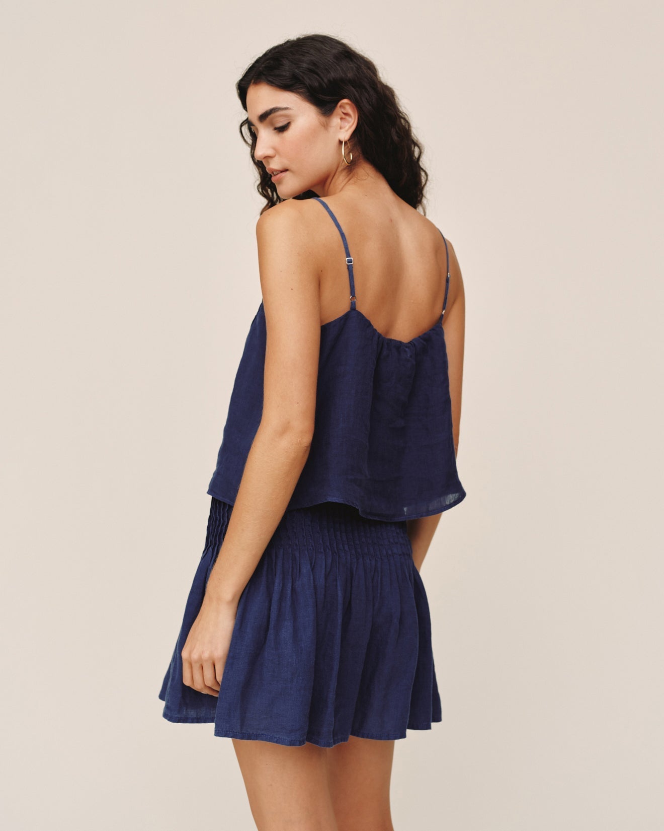 Bella Dahl Pintuck Camisole - Nautical Night