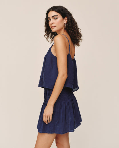 Bella Dahl Pintuck Camisole - Nautical Night