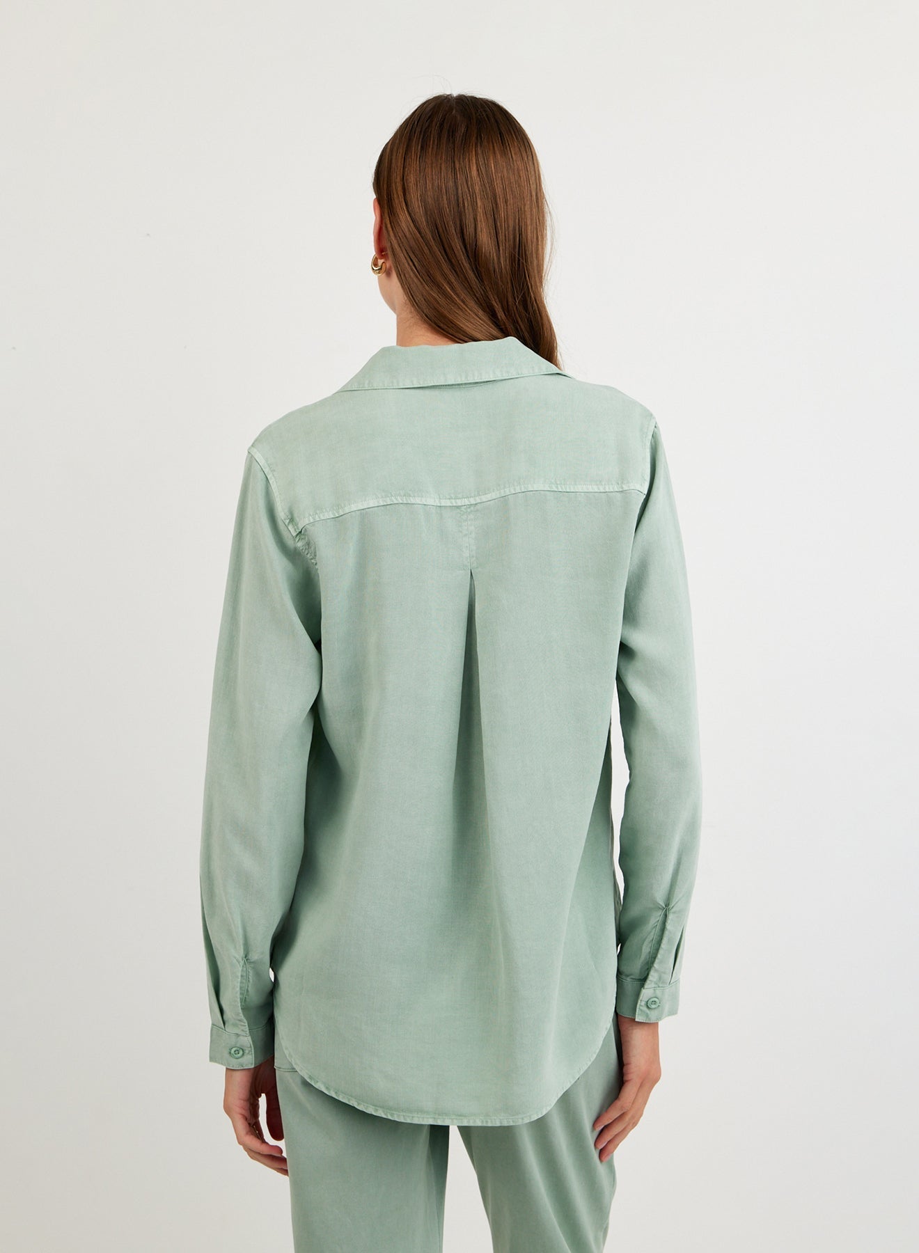 Bella Dahl Classic Button Down - Oasis Green