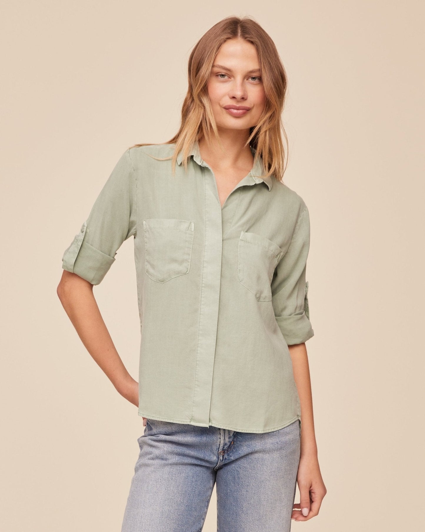 Bella Dahl SPLIT BACK BUTTON DOWN - Bella Dahl