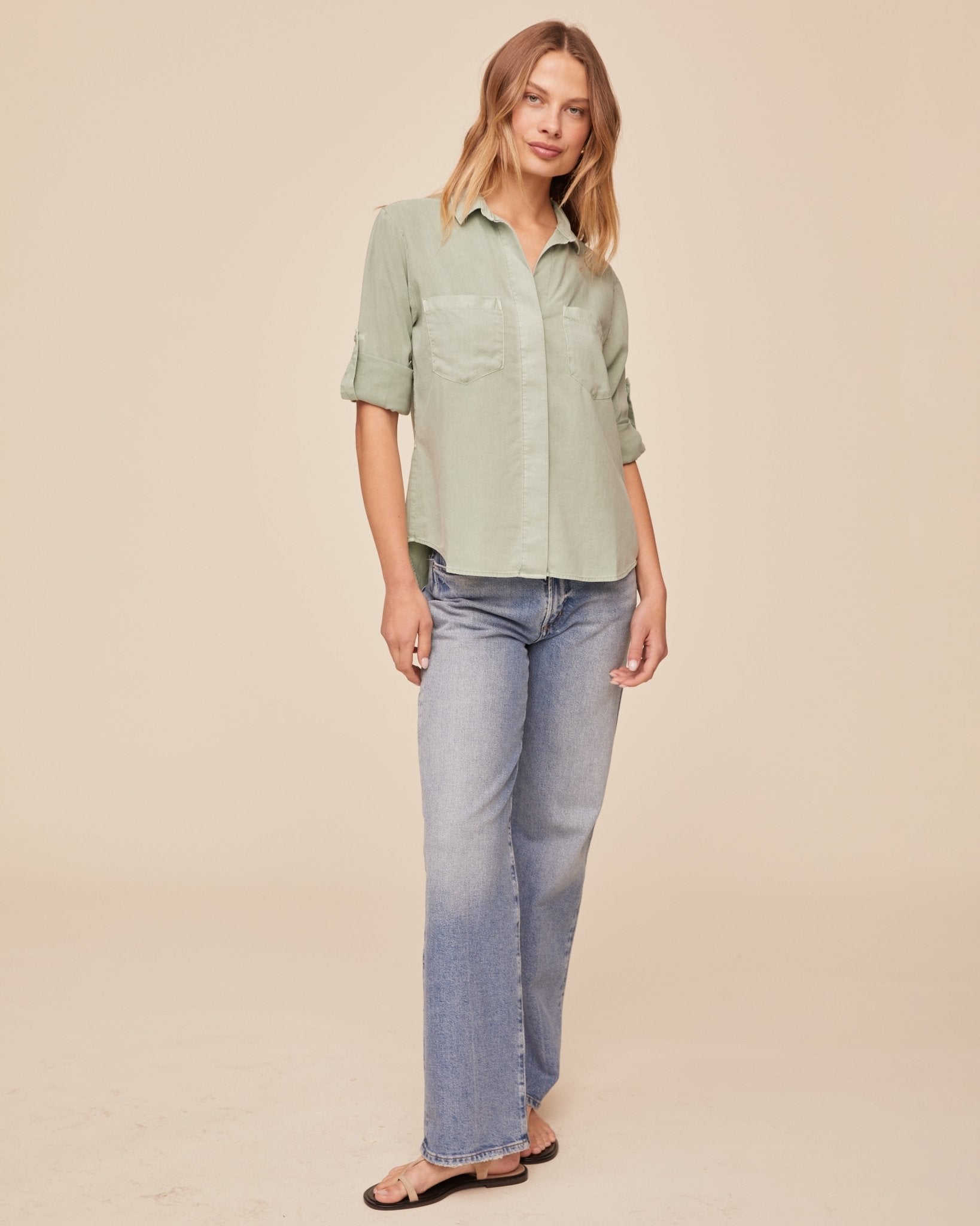Bella Dahl SPLIT BACK BUTTON DOWN - Bella Dahl