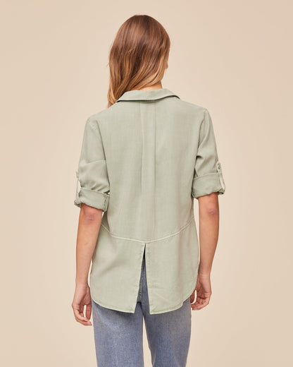 Bella Dahl SPLIT BACK BUTTON DOWN - Bella Dahl