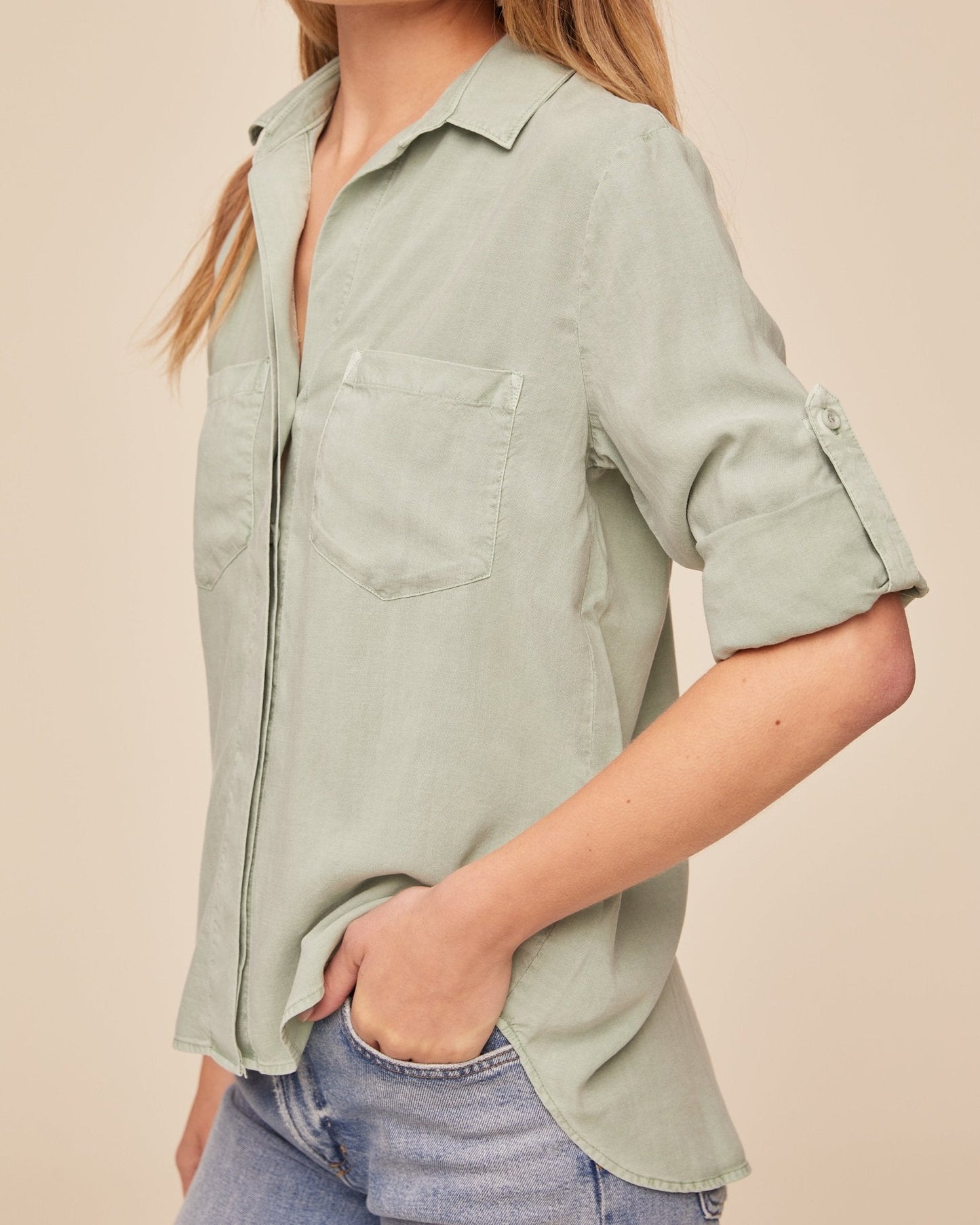 Bella Dahl SPLIT BACK BUTTON DOWN - Bella Dahl