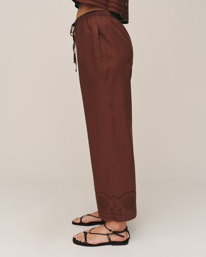 Bella Dahl Shell Beach Crop - Sea Glass Brown