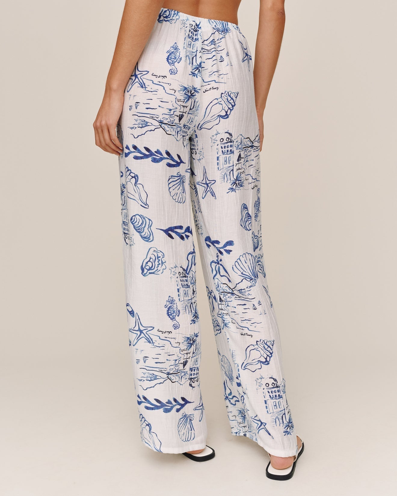 Bella Dahl Wide Leg Beach Pant - Riviera Print