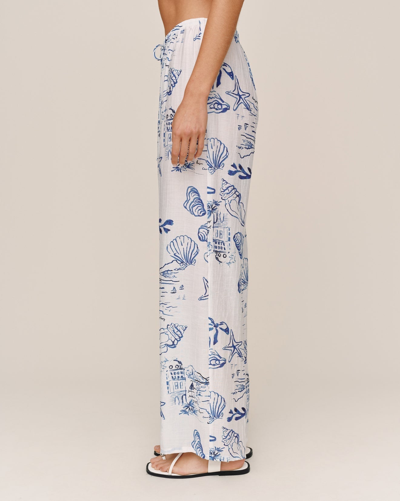 Bella Dahl Wide Leg Beach Pant - Riviera Print