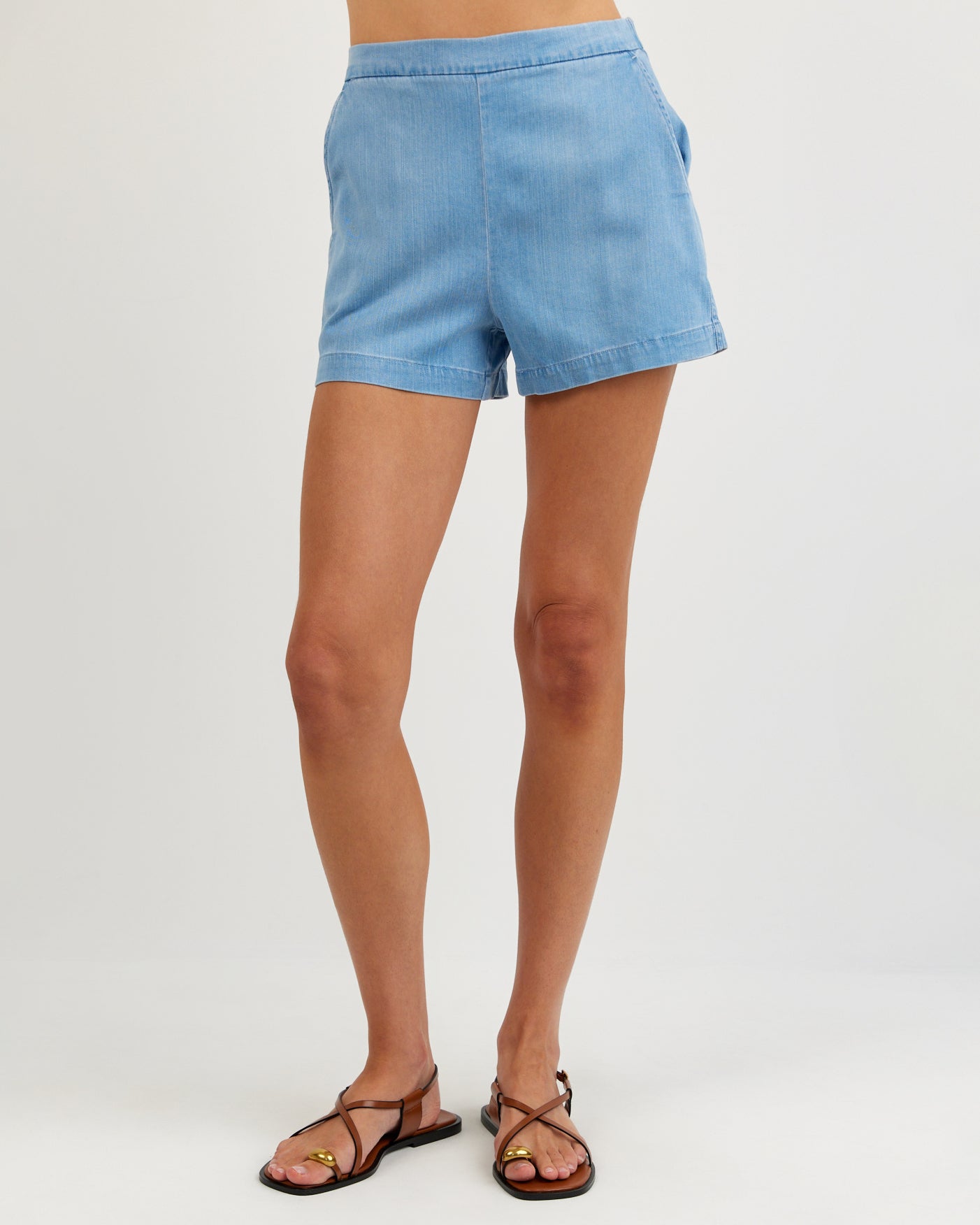 Bella Dahl Catalina Clean Front Short - Indigo Lake Wash