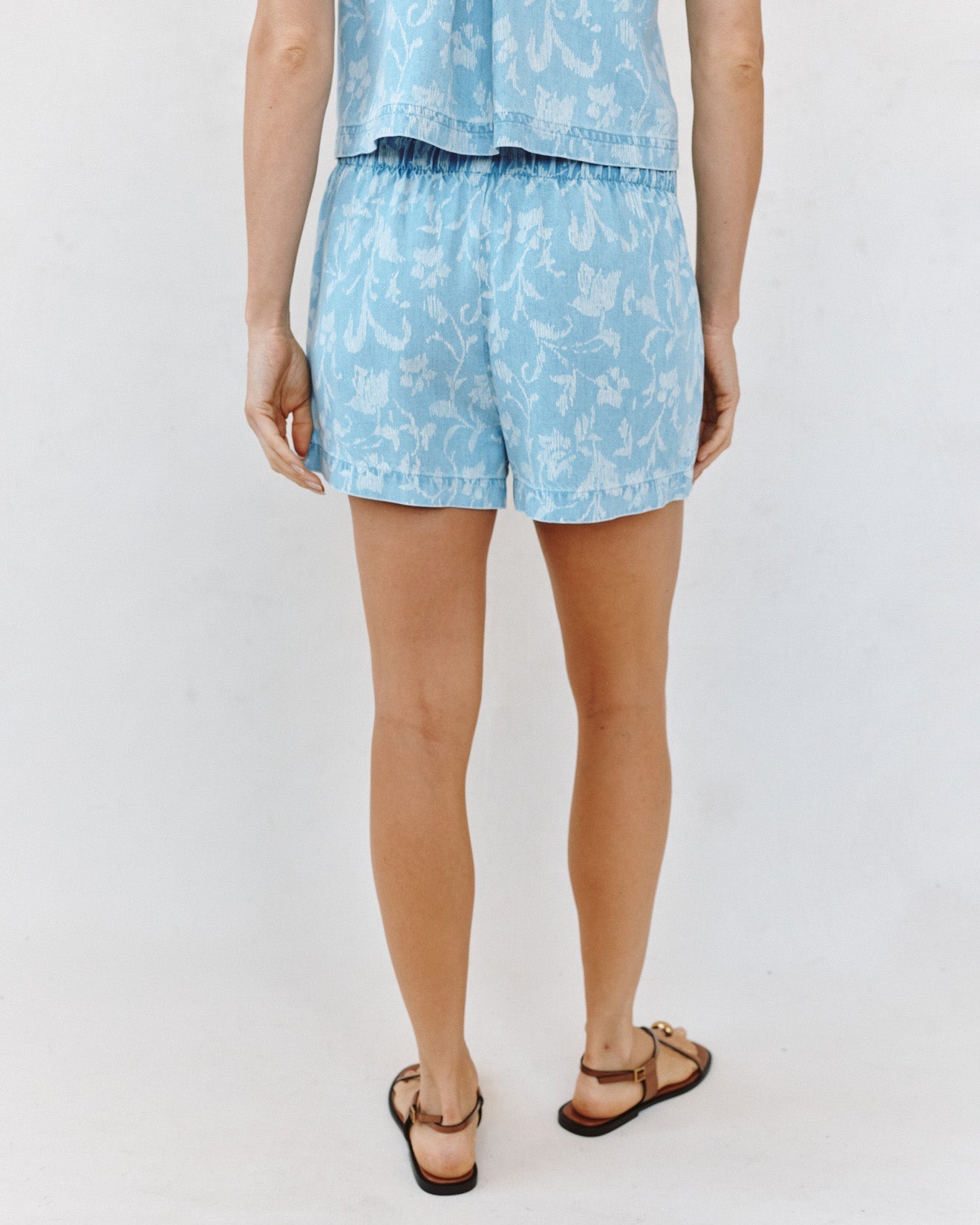 Bella Dahl Clean Front Catalina Short - Vintage Fleur Denim