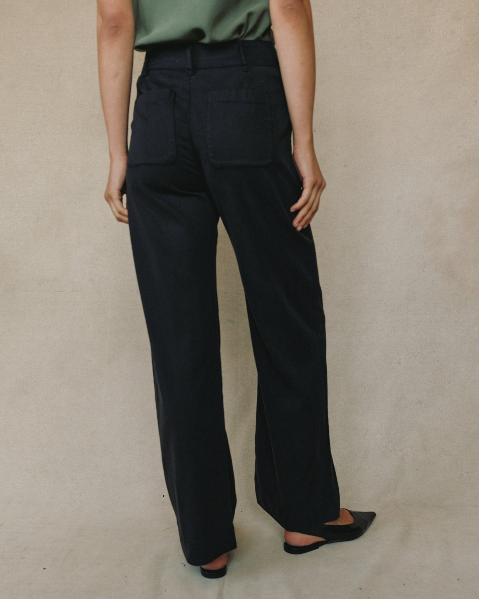 Bella Dahl Sydney Wide Leg Pants in Vintage Black - Bella Dahl