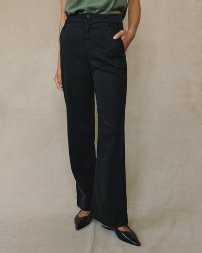 Bella Dahl Sydney Wide Leg Pants in Vintage Black - Bella Dahl