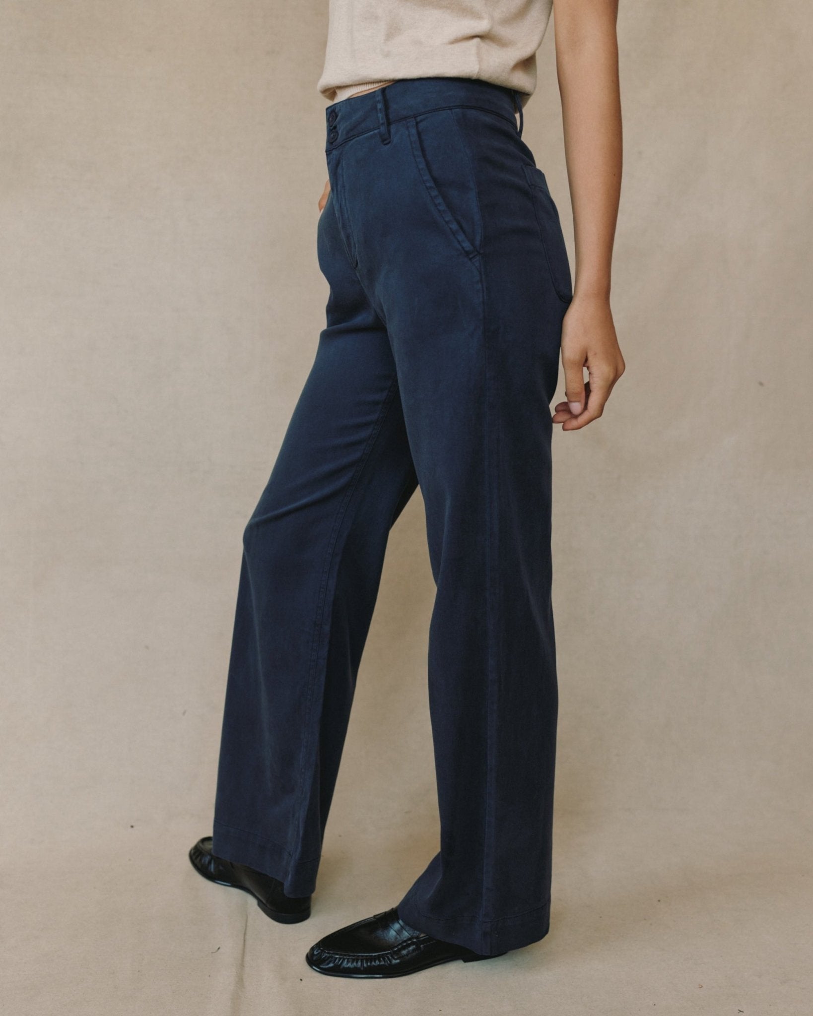 Bella Dahl Sydney Wide Leg Pant in Endless Sea - Bella Dahl