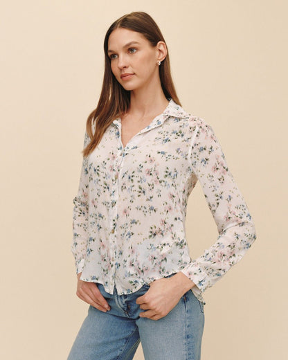 Bella Dahl Classic Button Down - Painted Petals Print