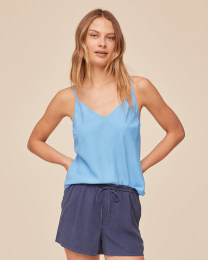 Bella Dahl Clean Cami - Tidal Blue