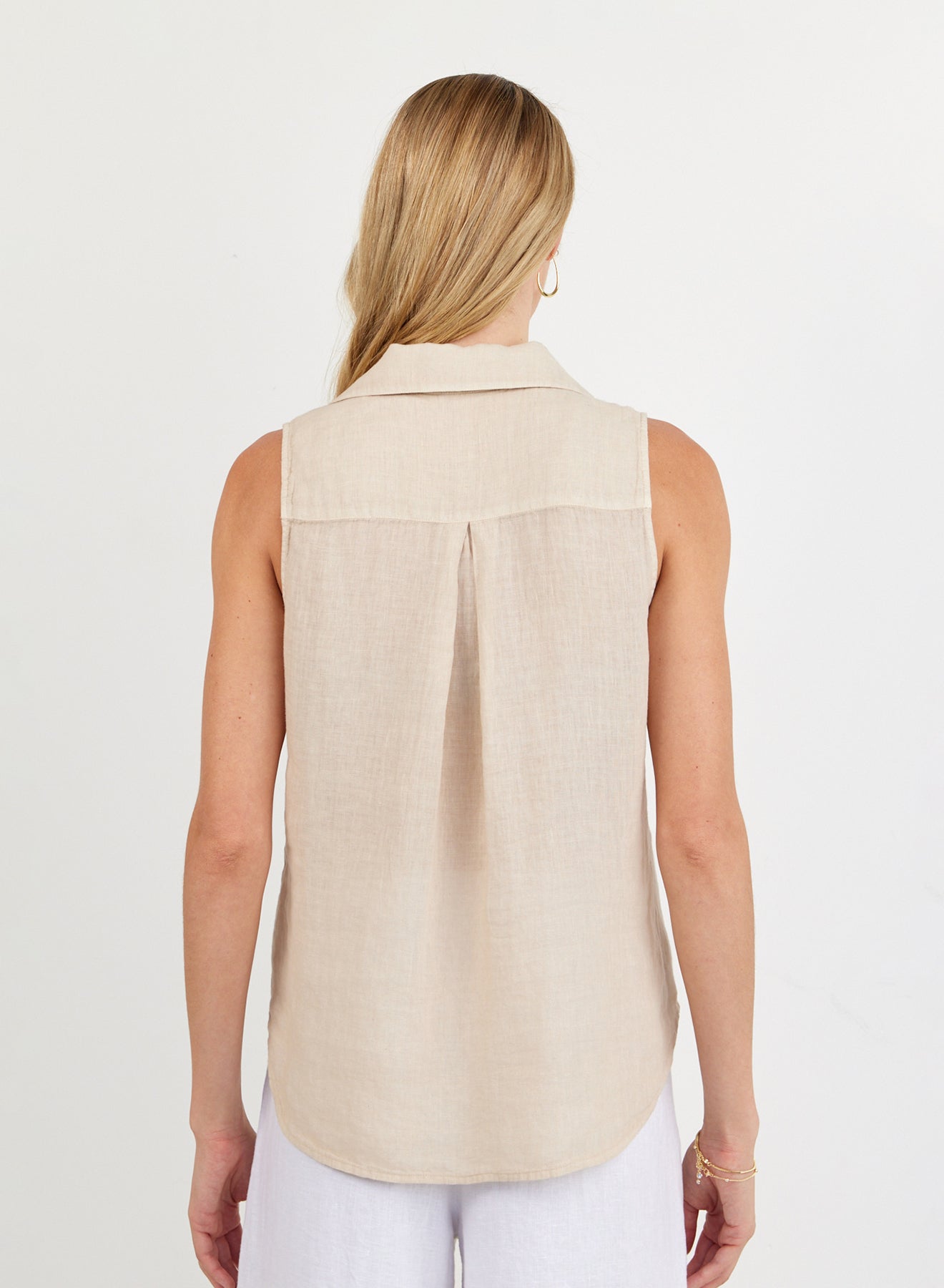 Bella Dahl Sleeveless Pullover - Linen Sand